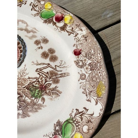 Vintage turkey platter. EUC. No chips - Picture 5 of 7